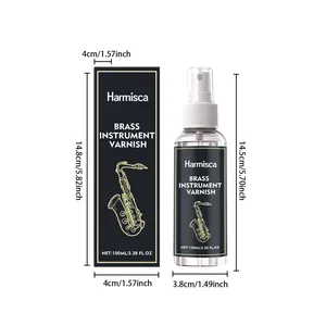 Barniz para instrumentos de latón Harmisca 100ml con especificaciones de dimensiones