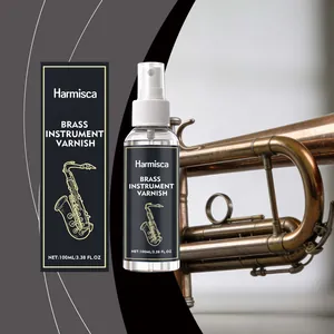 Barniz para instrumentos de latón Harmisca 100ml, limpieza y pulido profesional de latón.