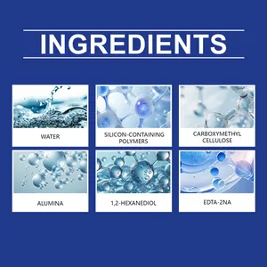 Infographie détaillée listant les ingrédients des lingettes nettoyantes pour argent
