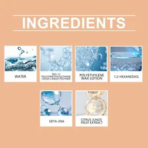 Infografía detallada de los ingredientes clave del limpiador y pulidor de suelos JAKEHOE
