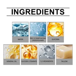 Detailed ingredient list of leather care cream featuring glycerin and mineral oil