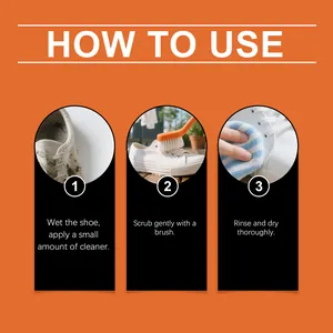 Instructions étape par étape pour le kit de nettoyage de chaussures JAKEHOE doux