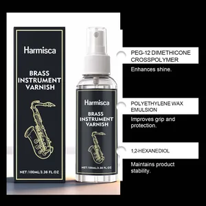 Descripción detallada del barniz para instrumentos de metal Harmisca y ventajas