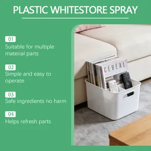 Caratteristiche dello spray per plastica per pulire e sbiancare le superfici.