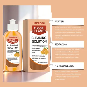 Ingredientes del limpiador de suelos Jakehoe: agua, EDTA-2NA y beneficios de 1,2-hexanodiol