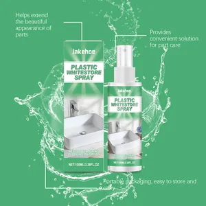 Jakehoe 100ml spray per rimuovere l'ingiallimento della plastica e ridurre l'ossidazione