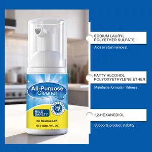 Détails de la formule du nettoyant tout usage 30ml pour une élimination efficace des taches.