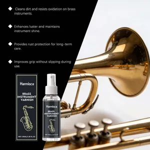 Spray de barniz para instrumentos de latón de 100 ml para limpiar trompetas