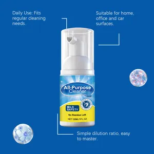 Nettoyant moussant multi-usage de 30 ml pour les surfaces de la maison et du bureau