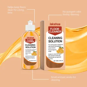Solución limpiadora Jakehoe con aroma a naranja para robots y fregonas tradicionales.