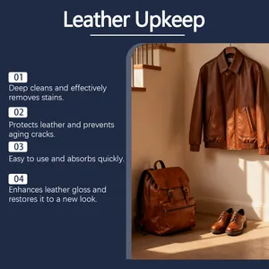Leather maintenance benefits for jackets, backpacks, and dress shoes in a home setting