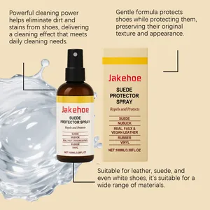 JAKEHOE 100ml suede protector spray for cleaning dirt and stains from leather shoes