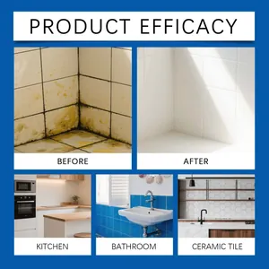 Comparaison détaillée avant et après du nettoyant multi usages sur les carreaux de salle de bain