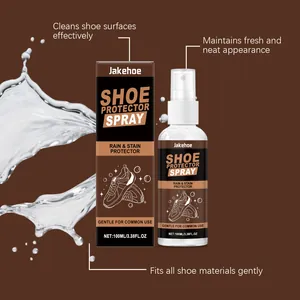 Detailed view of Jakehoe shoe protector spray with 100ml capacity for rain protection
