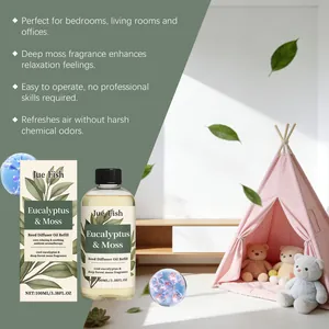 Ανταλλακτικό λάδι Jue Fish Eucalyptus & Moss για αναζωογονητικό άρωμα σπιτιού.