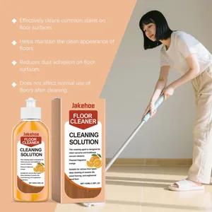 Limpiador suelos Jakehoe 100ml aroma naranja para limpieza profunda madera y baldosas