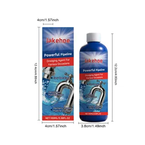 Jakehoe powerful pipeline dredging agent 100ml bottle and box dimensions for home use