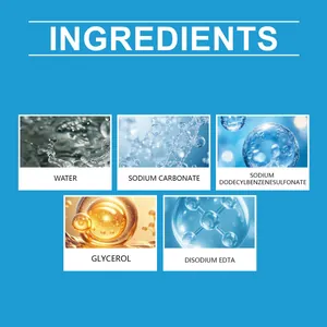 Detailed list of safe ingredients including glycerol for shoe cleaner formula