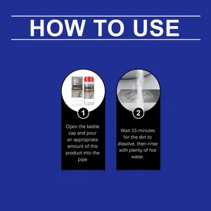 Step-by-step instructions for Jue Fish pipe dredging agent to clear clogged drains