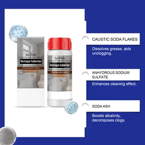 Detailed chemical ingredients of Jue Fish pipe unclogger for effective drain cleaning