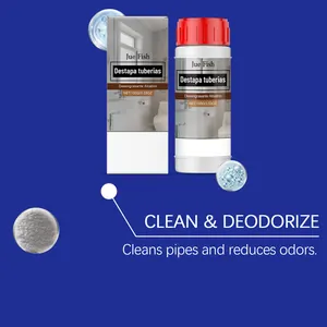 Jue Fish pipe drain cleaner with alkaline degreaser for cleaning and deodorizing
