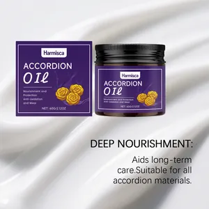 Harmisca accordion oil jar for deep nourishment and long-term musical instrument care