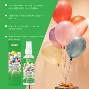 Détails et avantages du spray lustrant pour ballons Dowmoo pour décoration de fête