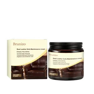 Real Leather Sofa Care Cream Nourishing Cleaner And Conditioner For Furniture Car Seats Glossy Protection Paste
