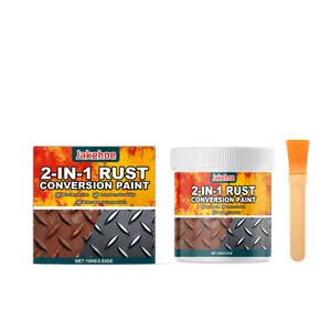 Kit vernice convertitore di ruggine 2-in-1 JAKEHOE con pennello, primer per metalli