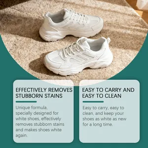 Effektiver weißer Schuhreiniger für Sneaker entfernt Flecken und hält sie dauerhaft wie neu