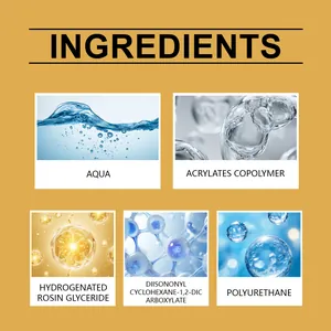 Detail view showing ingredients of Rayhong waterproof fabric repair adhesive glue