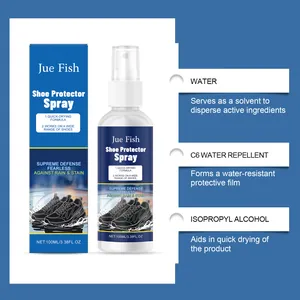 Detailed ingredients list for Jue Fish waterproof shoe protector spray