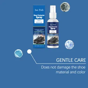 Jue Fish shoe protector spray featuring gentle care formula for all shoe material types