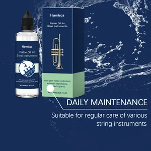 Professional maintenance oil for brass instrument pistons and smooth keystrokes
