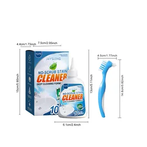 JAYSUING limpiador multiusos 100ml con cepillo de limpieza y dimensiones del set