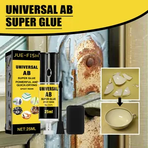 Jue-Fish Universal AB Super Glue kit for waterproof metal and ceramic crack repair