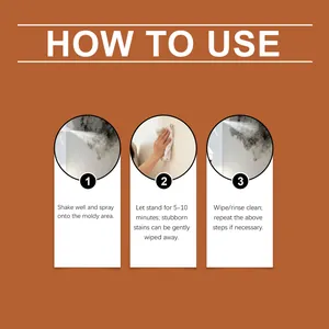 Instructions détaillées pour l'utilisation du spray nettoyant JUE FISH pour murs