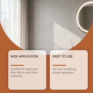 Vue détaillée montrant l'application large et l'utilisation simple du spray détachant