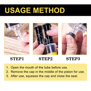 Three-step usage instructions for high-strength epoxy resin AB casting glue for metal repair