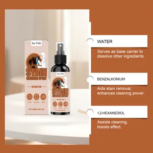 Liste détaillée des ingrédients du spray nettoyant Jue Fish 100ml pour murs et joints