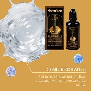 Aceite de pulido Harmisca para violín e instrumentos de cuerda con protección antimanchas