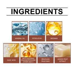 Vista detallada de los ingredientes de la cera de abeja para guitarra, como aceite mineral.