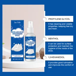 Detailed ingredient information for Jue Fish shoe and sock deodorizing spray 100ml bottle