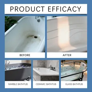 Deep cleaning bathtub tablets for marble, ceramic, and glass surfaces efficacy.