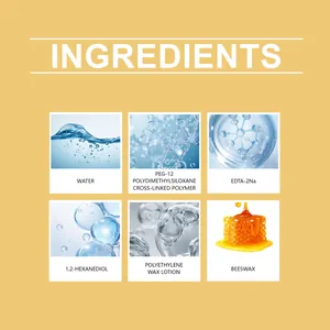 Detailed ingredients of beeswax wood furniture polish including water and wax lotion