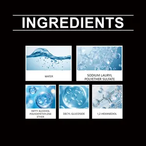 Vista detallada de los ingredientes del limpiador de hornos con nombres químicos