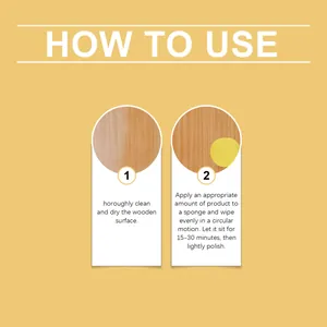 How to use wood polishing beeswax for furniture cleaning and surface brightening.