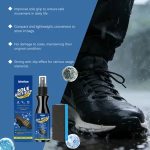 Spray anti-dérapant JAKEHOE pour semelles avec éponge pour une adhérence optimale