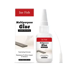 Jue Fish Mehrzweckkleber 20ml schnell wirkende Formel für stabiles universelles Kleben und Reparaturen