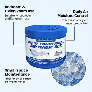 Detail view of Jakehoe Air Magic Box featuring gel beads for effective home moisture control